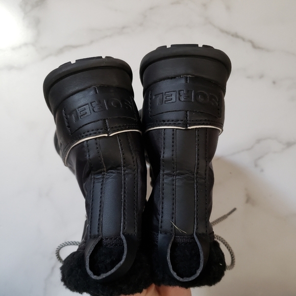 Sorel Explorer Carnival Weather Winter Snow Boots Black Size 6.5 - Picture 4 of 7